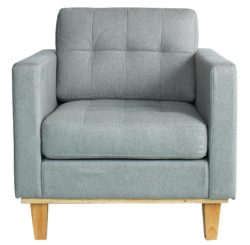 Hygena Aliso Fabric Chair - Grey.